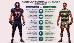 Difference Between American Football and Rugby